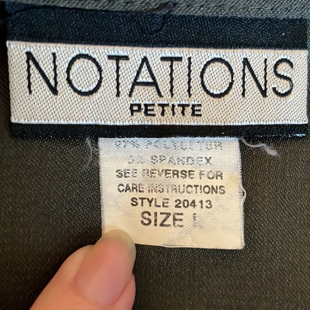 Notations Petite Lightweight Zipper Jacket Vintage - image 3